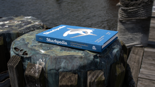 Sharkpedia book spine.